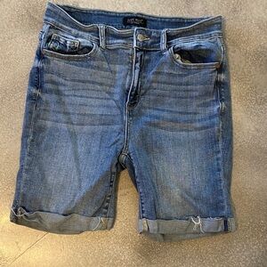 Judy Blue Brand Classic Blue Denim Shorts